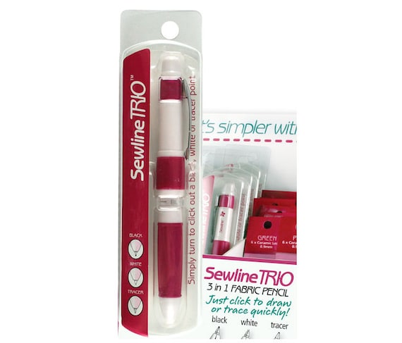 Sewline Fabric Duo Marker Pen Fabrics Quilting Notion Water Soluble