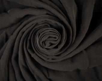 Tela de gasa de poliéster negra (remanente: 125 cm x 125 cm) Tela de tapicería Tela de indumentaria Tela de novia Tela de moda Suministros para manualidades