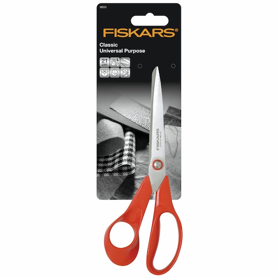 Fiskars Brand New FISKARS Scissors Classic Premium Quality Fabric Shears General Purpose 