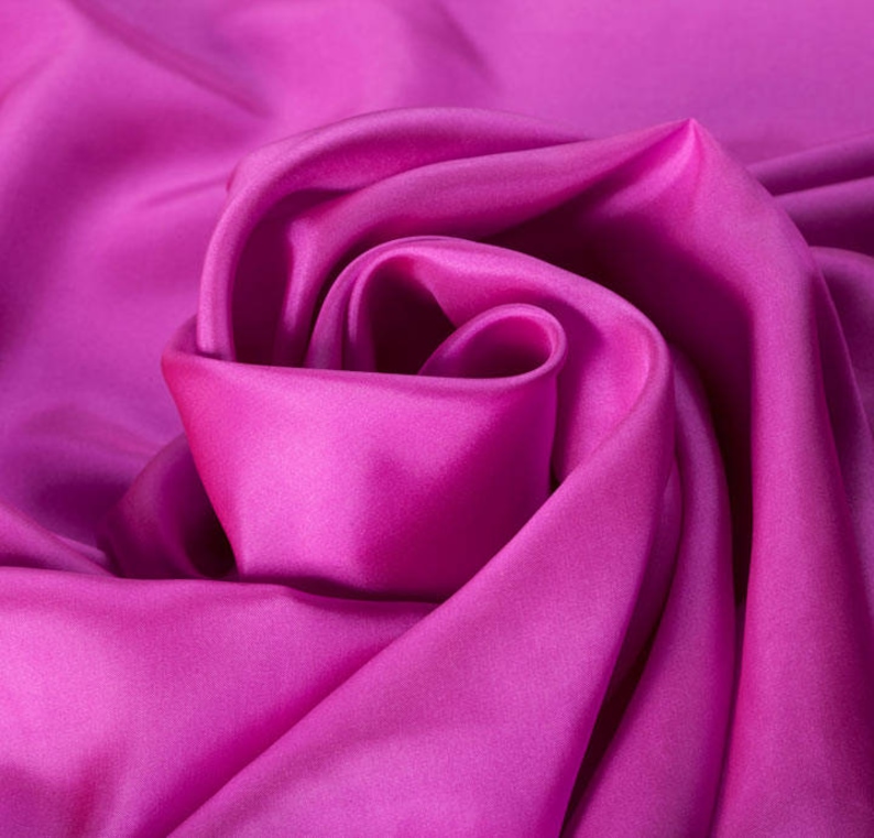 Premium 100/% Silk Smooth Bubble Gum Pink Lining Material Fashion Upholstery Vintage Design Fabric Sample Available