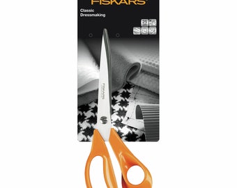 Fiskars Ciseaux Couture classique Cisailles 25cm 10in Tissu de coupe de qualité supérieure Outils de couture droitiers Fournitures d’artisanat