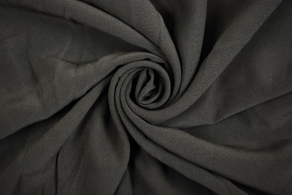 Material liso de tela negra de algodón 100% para artesanías de ropa  interior de moda, tela por metro 135 cm de ancho en 0,5 m de longitud