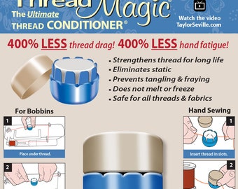 Thread Magic Round & Cube - The Ultimate Thread Conditioner - The