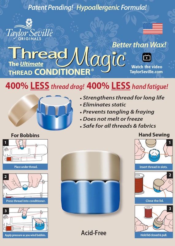 Thread Magic Round & Cube - The Ultimate Thread Conditioner - The Sewing  Place