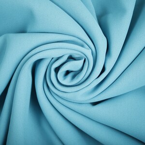 Polyester Georgette Stoff Blau Stoff Schiere Stoff (100cm x150cm Stück) Reststoff Schnittstoff Modestoff Kleidung Bastelbedarf