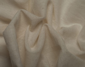 100% Cotton Fusing Interlining  Fabric Blend White Fabric Upholstery Fashion Interior Fabric Plain Fabric Clothing Fabric By The Meter