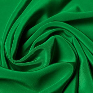  Tela de satén verde oliva de The Yard, telas Charmeuse, satén  Charmeuse, tela de satén para boda nupcial - 1 yarda : Arte y Manualidades