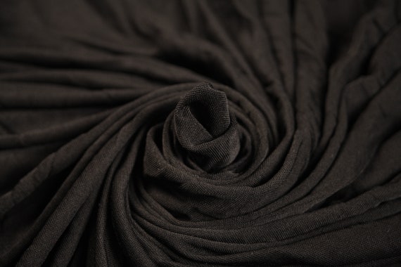 Polyamide Stretch Stof Zwart Remnant 155cmx120cm Stof Stretch Stof