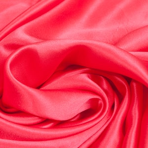 Rosa Seide Polyester Stoff Futter Für Brautmode Polster Kostüm Handwerk Stoff Meterware 130cm breite in 0,5m Längen