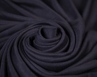 Cotton Polyblend Stretch Blue Fabric (Remnant-170cmx150cm) Fashion Fabric Apparel Fabric Quilting Fabric Clothing Fabric Craft Supplies