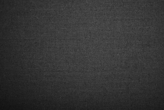 100% Cotton Black Fabric Plain Material for Crafts Clothing Summer Fashion,  Fabric By The Metre 155cm width in 0.5m lengths