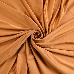 Spandex Gold Fabric (Remnant-310cmx150cm) Fabric Cut off Fabric Fashion Fabric Clothing Crafts Supplies