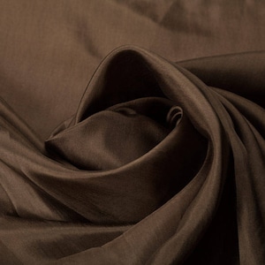 100% Silk dull Khaki Green Lining Fabric Sheen Finish Fashion Material Luxury Interiors Fabric By Metre 113cm width in 0.5m lengths