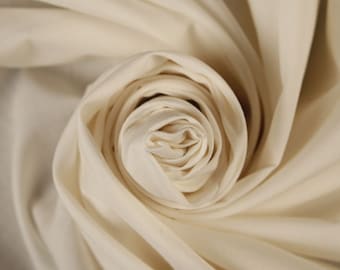 100% Baumwollstoff Creme Stoff (Rest-85cmx150cm) Stoff Schnittstoff Brautstoff Modestoff Bekleidung Bastelbedarf