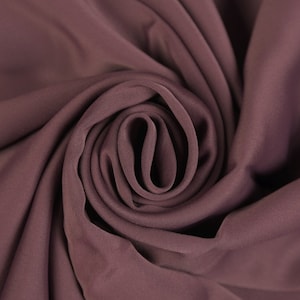 Polyester Baumwollmischung Aubergine Lila Mehrere Reststoff Stoff Modestoff Kleidung Handwerk