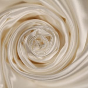 Polyester Satin Cream Fabric (Remnant-330cmx140cm) Fabric Remnant Fabric Cut off Fabric Fashion Fabric Clothing Craft Supplies