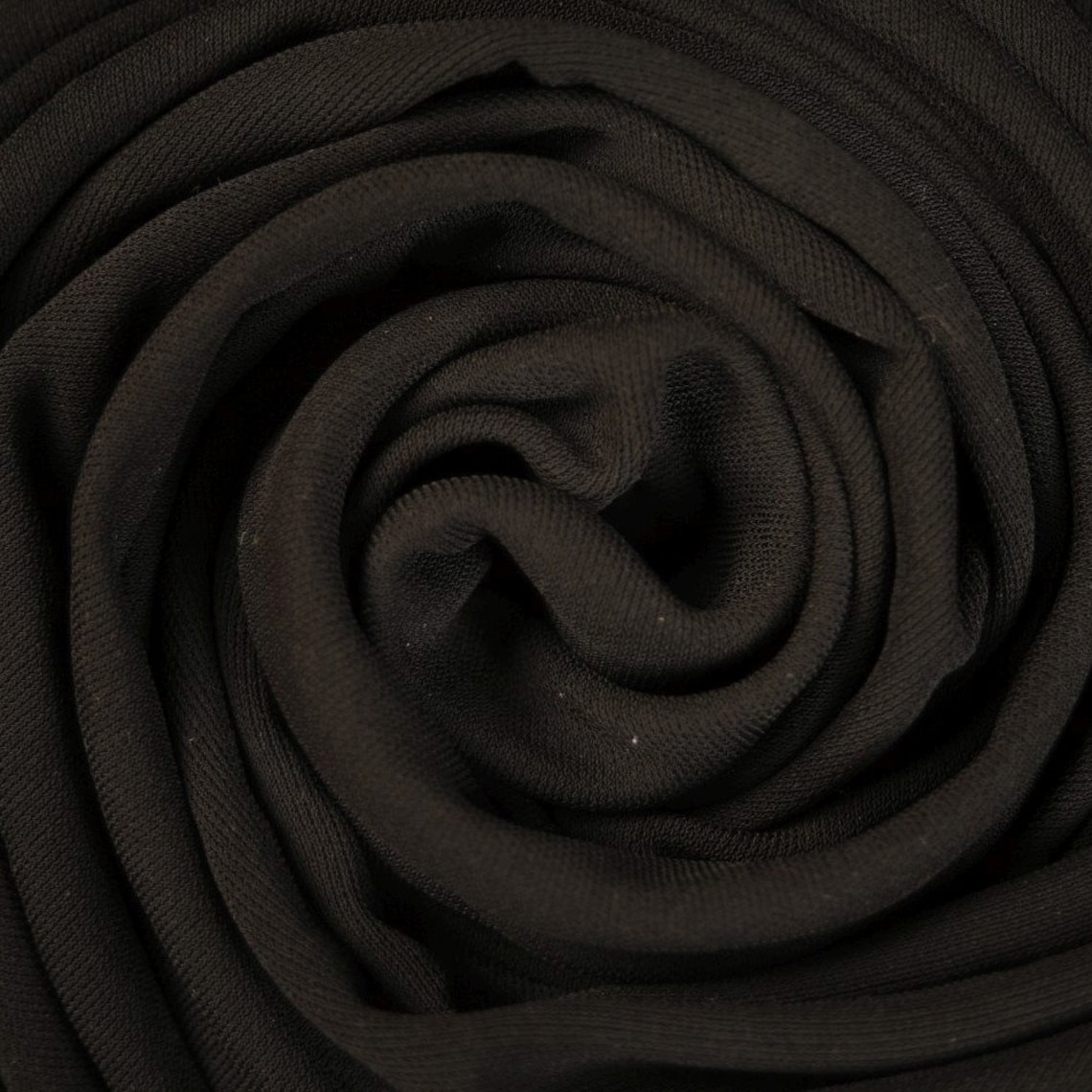 Polyester Viscose Elastane Black Fabric Multiple Remnant Plain Etsy UK