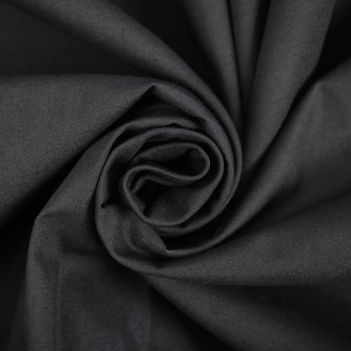 Cotton Poplin Stretch Quality Fabric Dress Plain Upholstery Interior Crafts 