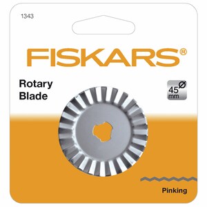 Fiskars Rotary Blade Cutter Pinking Cutting 45mm Premium Quality Cutting Fabric Sewing 1 Single Blade Sewing Tools Crafts Supplies