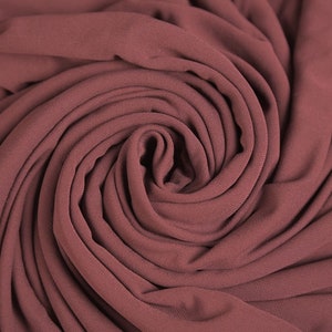Polyester Jersey Fabric Plum Fabric (145cm x 200cm Remnant Fabric)Fabric Cut off Fabric Fashion Fabric Clothing Crafts Supplies