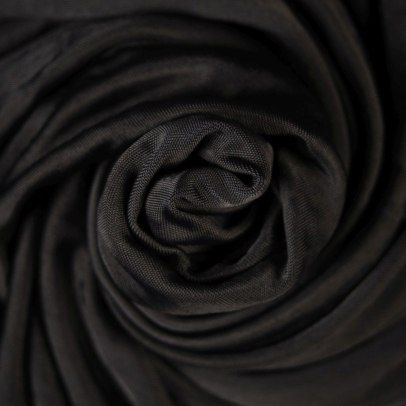 Polyester Viscose Elastane Black Fabric remnant190cmx135cm Etsy