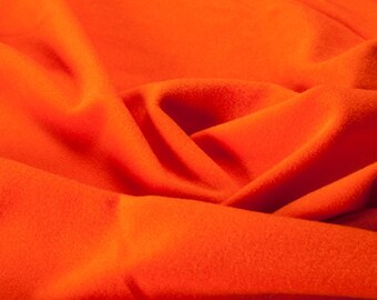 Tessuto tecnico - Tessuto in poliammide spazzolato - Tessuto arancione Tessuto alla moda Tessuto sportivo Tessuto per abbigliamento Tessuto al metro Tessuto artigianale