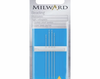 Premium Quality Milward Beading Hand Sewing Needles 6 Pack Sewing Quilting Tools Notion