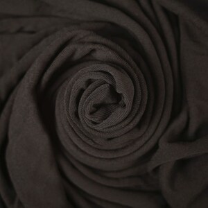 Spandex Elastan Stretch Jersey Schwarz Stoff (Rest-110cmx40cm) Stoff Schnittstoff Modestoff Bekleidung Bastelbedarf