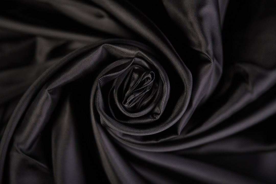 Tela de rayón Tela negra (215 cm x 140 cm Remanente de tela Tela de ...
