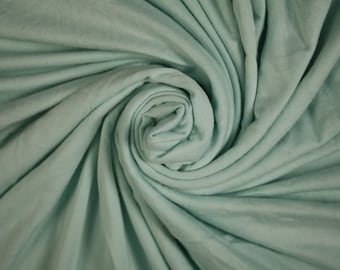 Cotton blend  Stretch Fabric Mint Green (158cm x 139cm Remnant) Fashion Fabric Apparel Fabric Quilting Fabric Clothing Fabric Craft Supplies