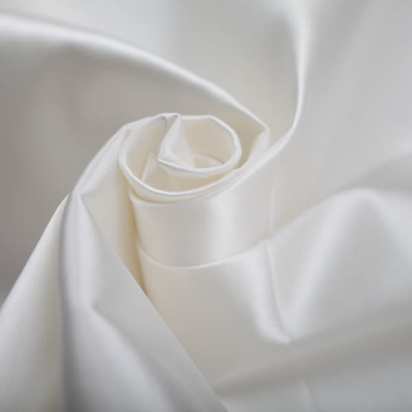 Light Mauve Silk Duchess Satin Fabric main image 1