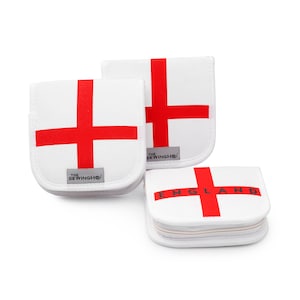 White Basic England Sewing Kit, Compact Travel Pouch, 72 Piece Haberdashery Set for Beginners, Home Repairs - The Sewing HQ