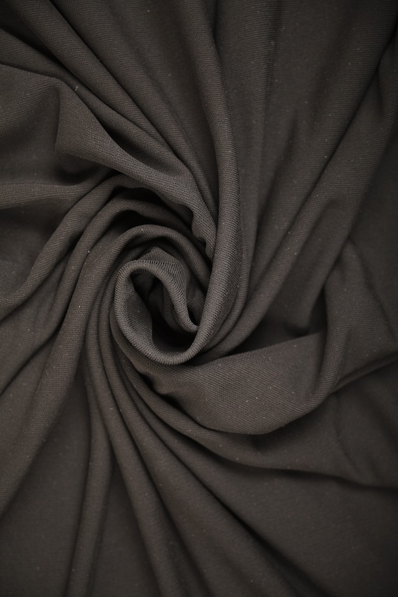 100% rayon zwarte stof Plain stof grof weefsel materiaal mode | Etsy