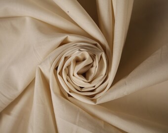 Baumwoll-Creme-Stoff (Rest-65cmx100cm) Stoff-Creme-Stoff Futter Mode-Stoff Interior Stoff Bekleidung Stoff Basteln