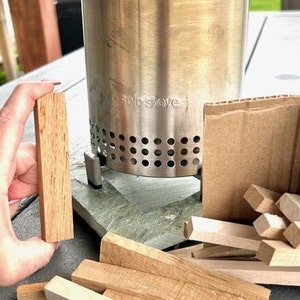 THE BIG BOX!!!   8LBS+ Mini Firewood &quot;Logs&quot; --Perfect for Solo Stove Mini or similar size