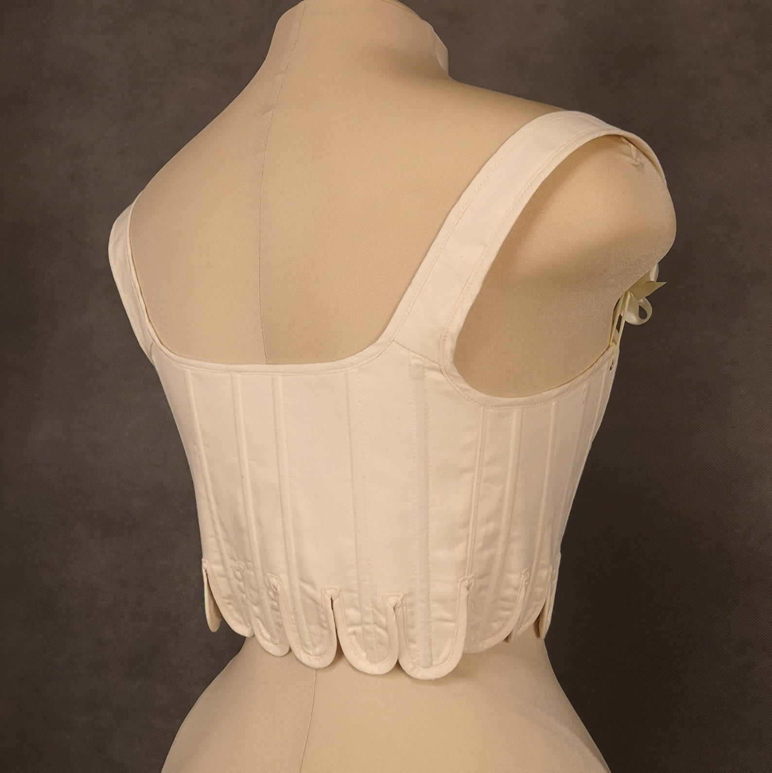 1790 transitional stays corset MADE TO MEASURE with gussets Etsy