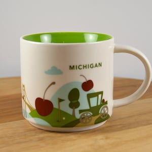 State of Michigan Starbucks Mug - Etsy