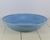 Fiesta PERIWINKLE Blue 10 quot Pie Plate, Round Baking Dish, Fiestaware, Retired, Light Blue, HLC, Homer Laughlin USA