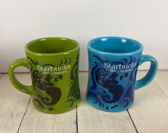 Starbucks 50th Anniversary Glass Siren Mermaid Mug Limited Edition 12 Oz  NEW - Etsy