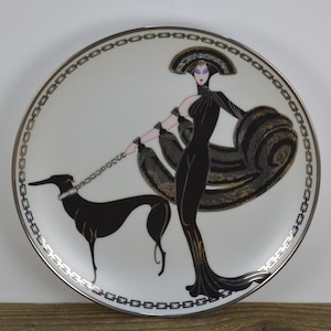 Erte Black White - Etsy