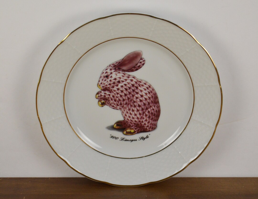 Set of 2 St. Martin Email De Limoges S Marino 800 LIMOGES STYLE Pink ...