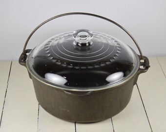 Wagner Ware Magnalite 13 QT. Roaster/dutch Oven, Made by GHC, Trivet  Included. B see Shipping Comments in the Description 