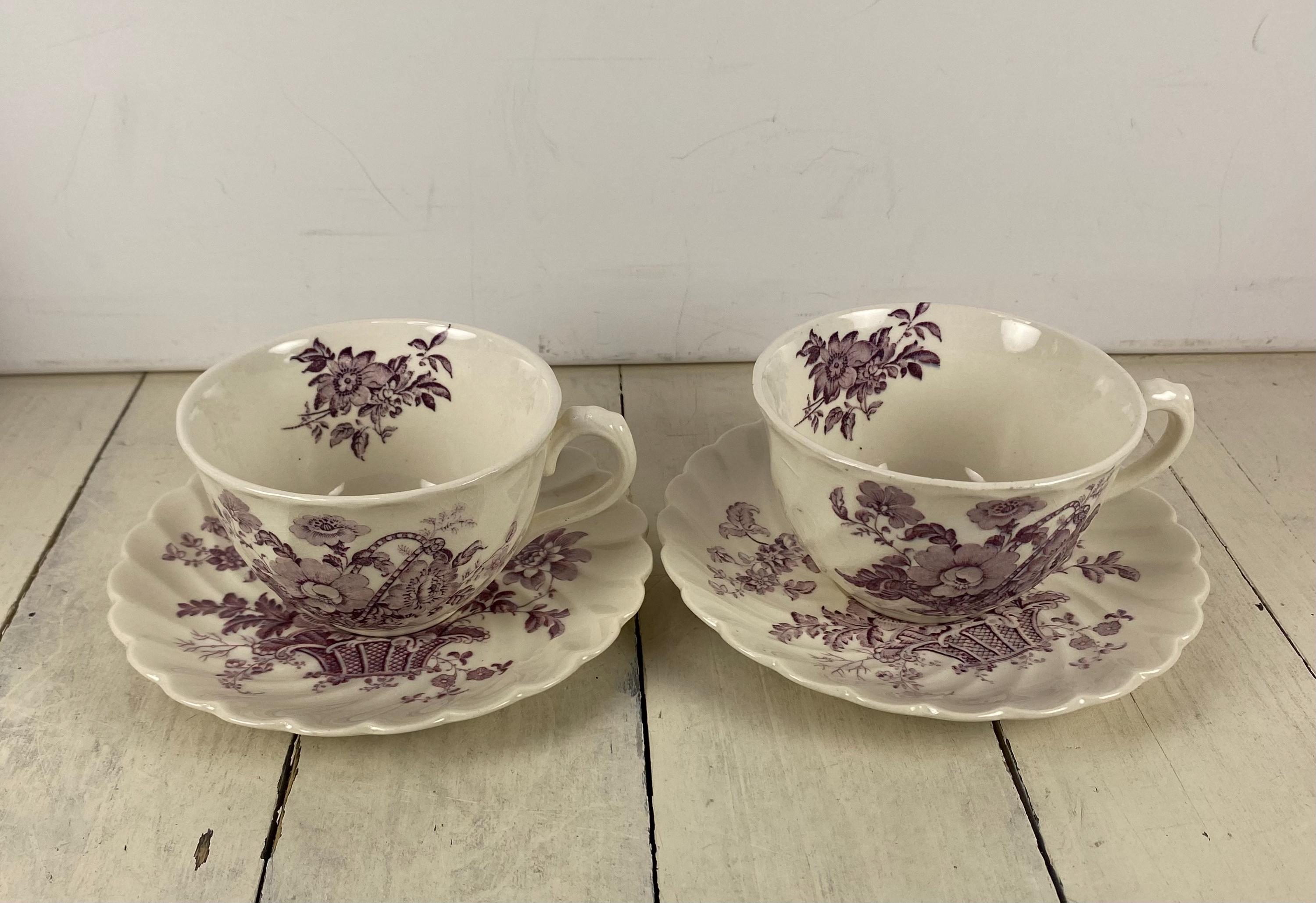 Purple Staffordshire - Etsy