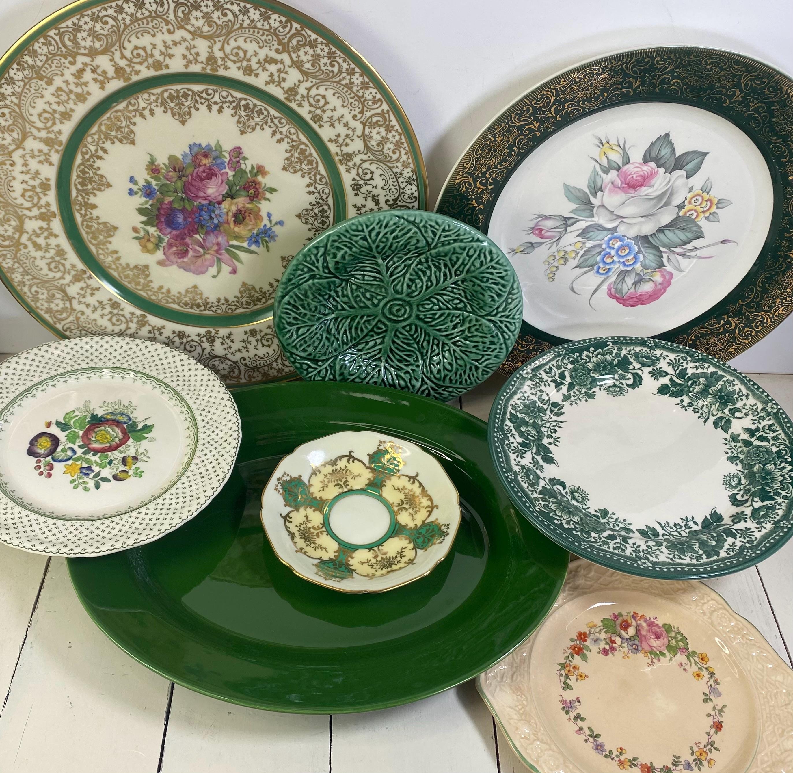 Plate Wall Set Green - Etsy