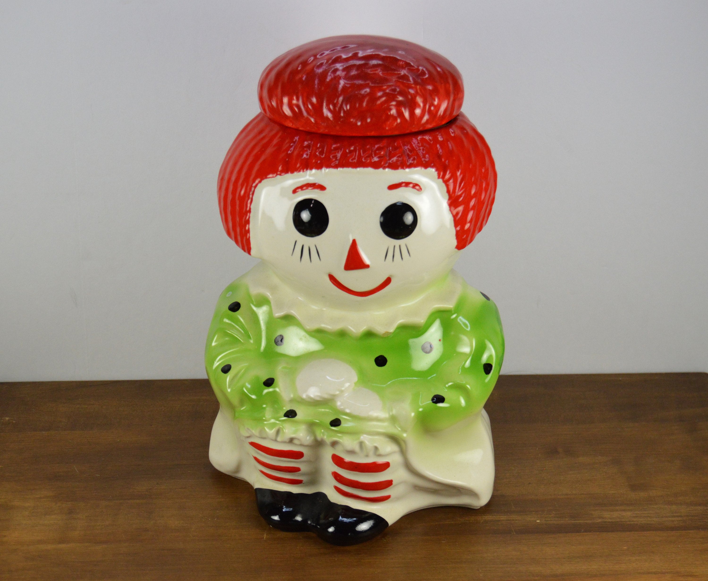 Raggedy Ann Ceramic Cookie Jars - Etsy