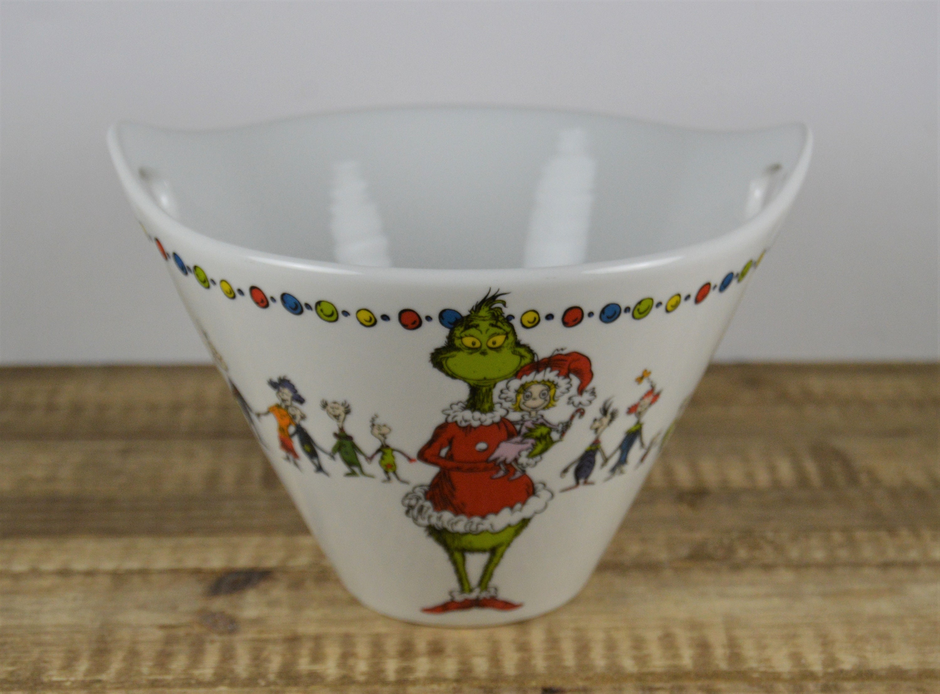 Dr Seuss How The Grinch Stole Christmas 2 Serving Bowls 9 New