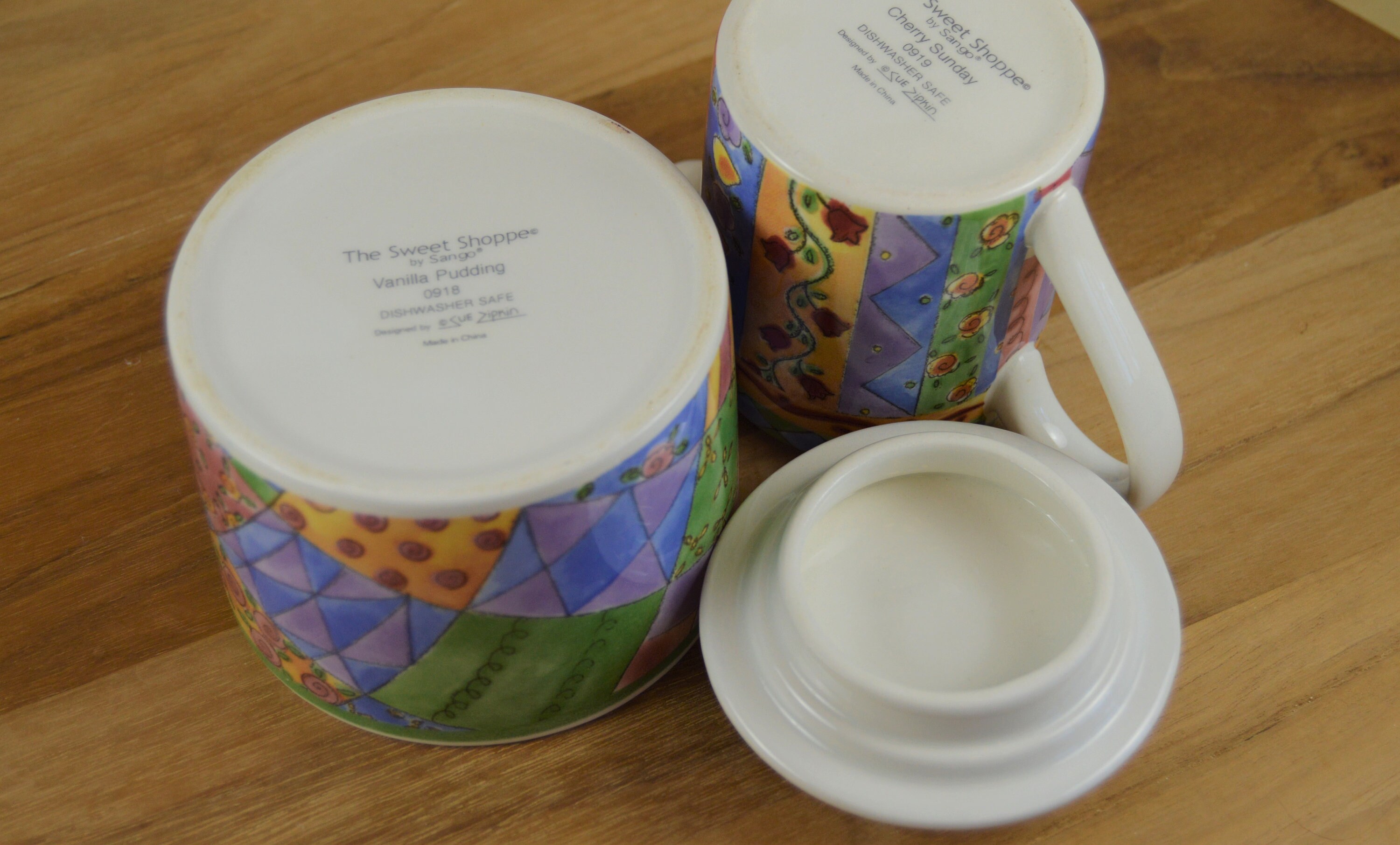 Sango SWEET SHOPPE Sugar Bowl with Lid and 8 oz Creamer Set Etsy