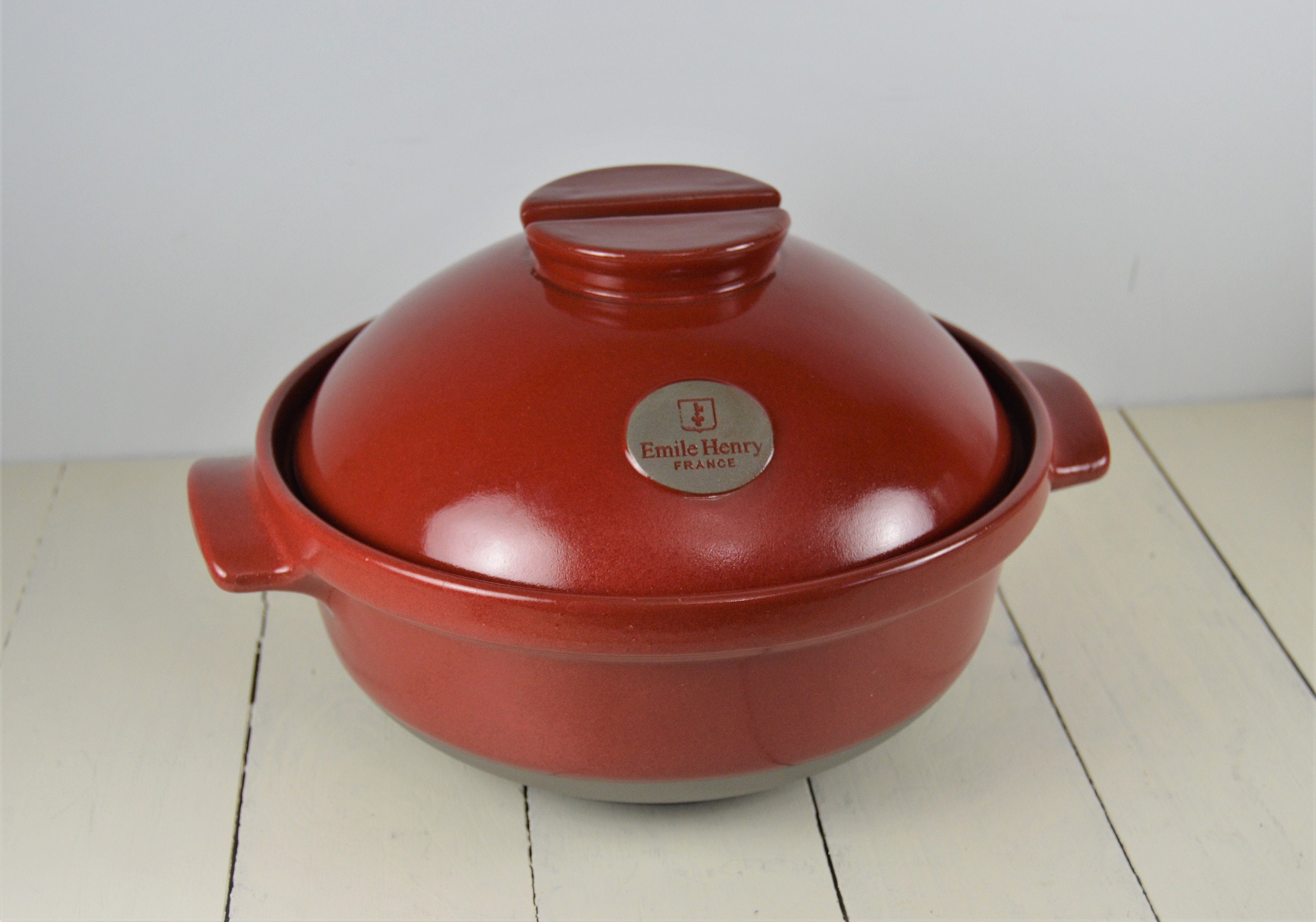 Emile Henry Flame Round Dutch Oven / Stewpot - Gift Idea For Women