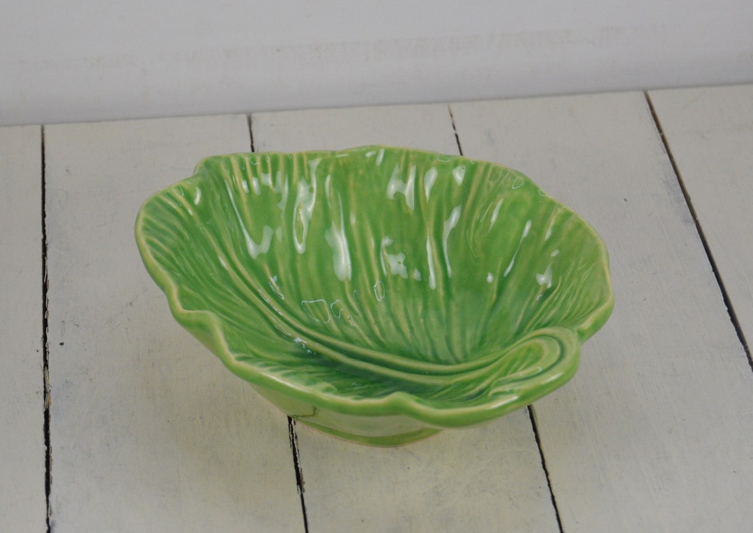 Mode Leaf Oval Bowl - Green