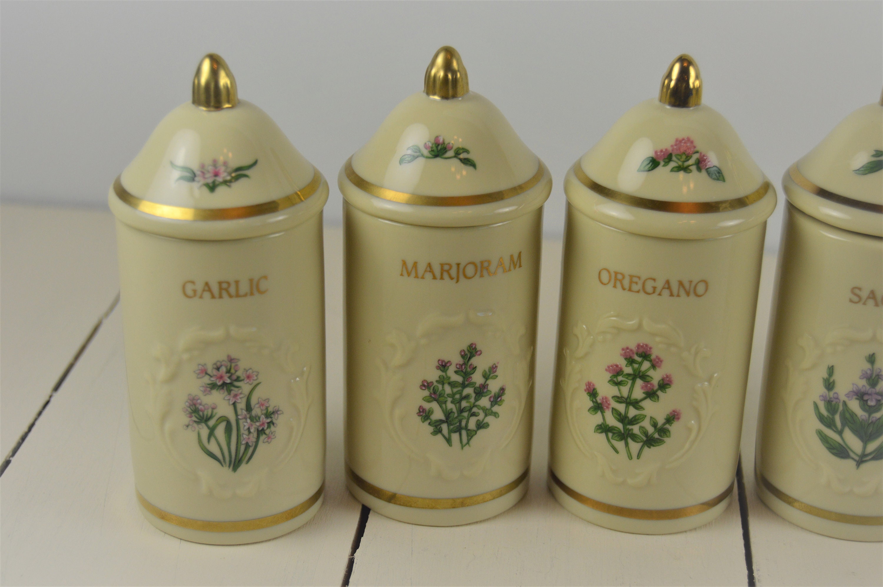 Sold PER Individual Jar Lenox SPICE GARDEN 3 Spice Etsy